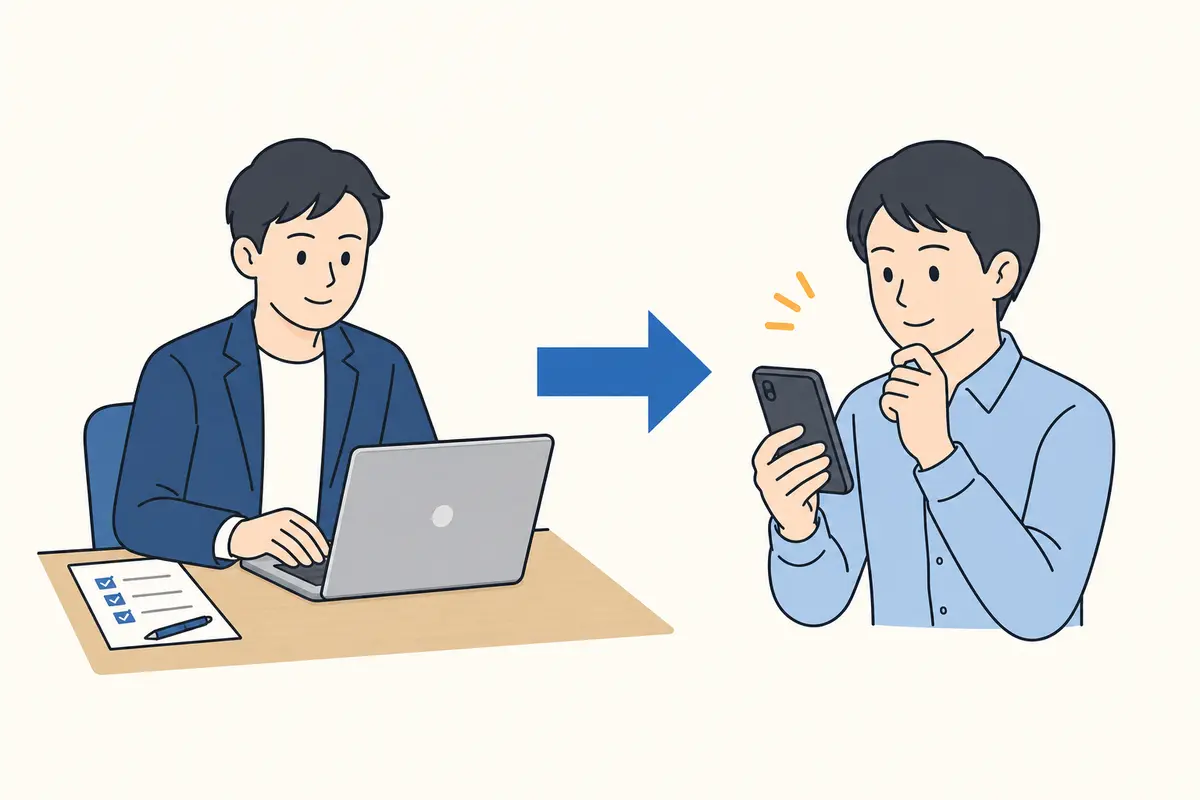求人情報を見直して求職者の応募につなげるイメージ